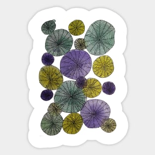 sea urchins design Sticker